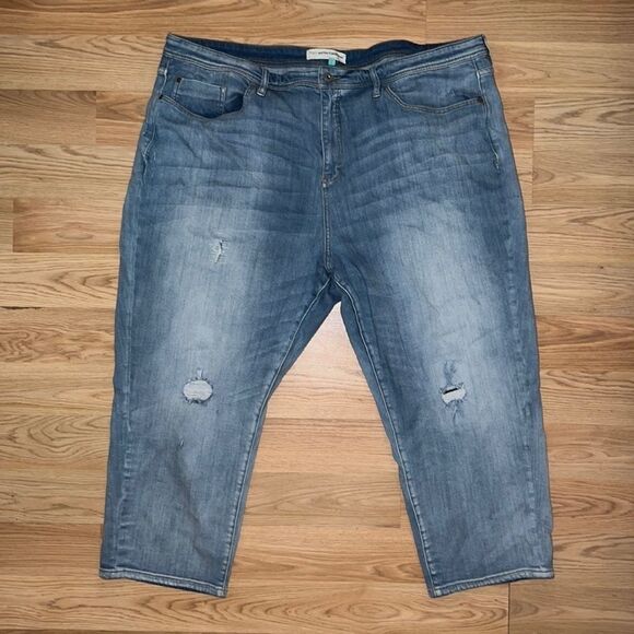 Anthropologie Pilcro and the Letterpress plus size crop jeans size 26W - Picture 1 of 12